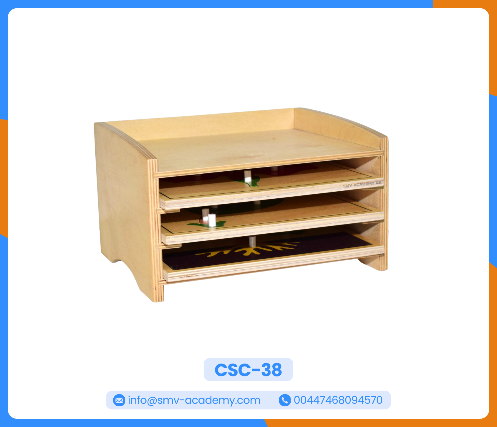 كابينة 3 رفوف – Cabinet for 3 puzzles